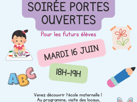[SOIRÉE PORTES OUVERTES] ÉCOLE MATERNELLE DARANTASIA