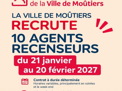 LA VILLE RECRUTE 10 AGENTS RECENSEURS